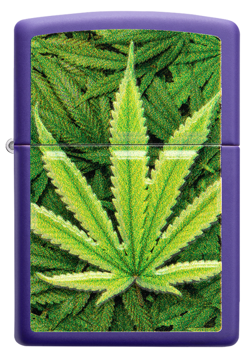 Zippo 49790 vžigalnik Cannabis, Purple Matte