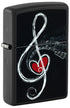 Zippo 46840 vžigalnik Music Clef & Heart
