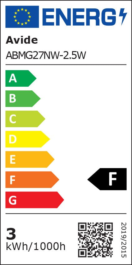 Avide 31340 Žarnica mini LED 2.5W E27 4000K 250lm G45
