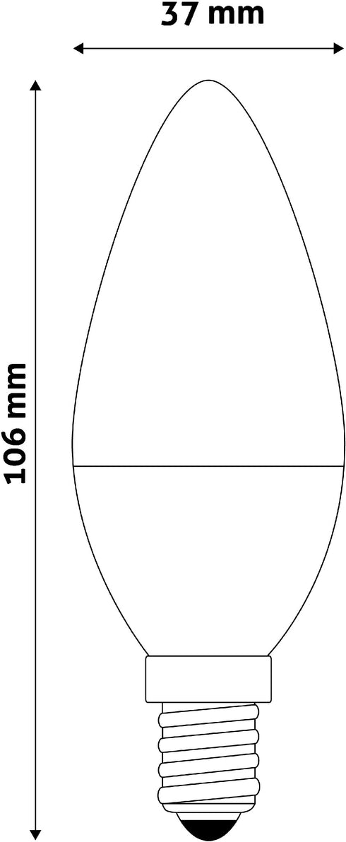 Avide 933221 Žarnica Candle LED RC 4.9W E14 RGB 470lm C35