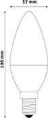 Avide 933221 Žarnica Candle LED RC 4.9W E14 RGB 470lm C35