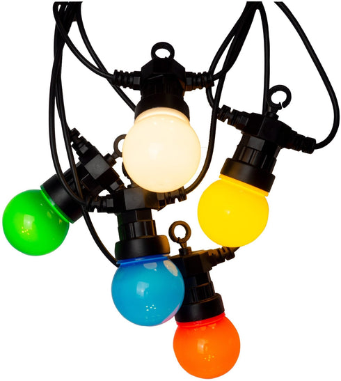 Avide 952888 Veriga barvnih žarnic 5 m G50 barvne žarnice