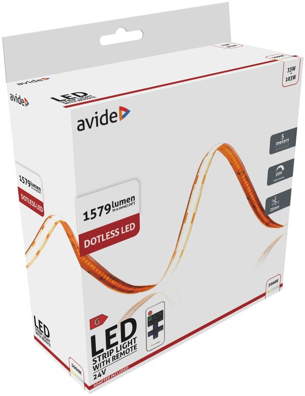 Avide 953168 Trak LED brez pik 2m 24V 16W 3000K 978lm