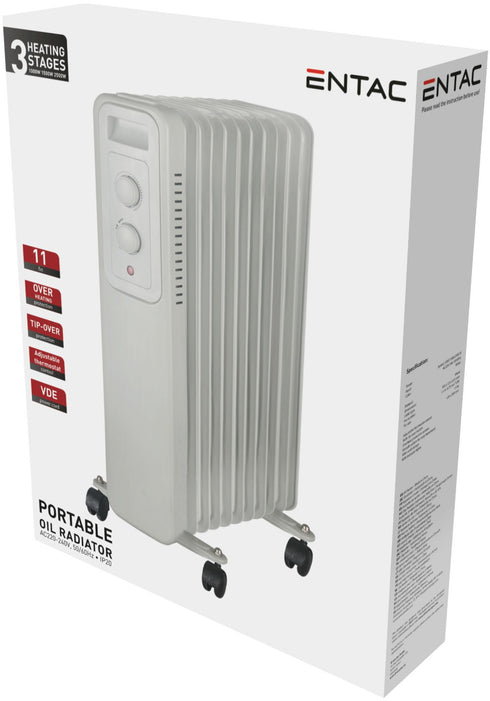 Entac 95205 Radiator oljni električni 11 reber