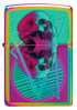 Zippo 60.006.889 vžigalnik Skull Mirrored