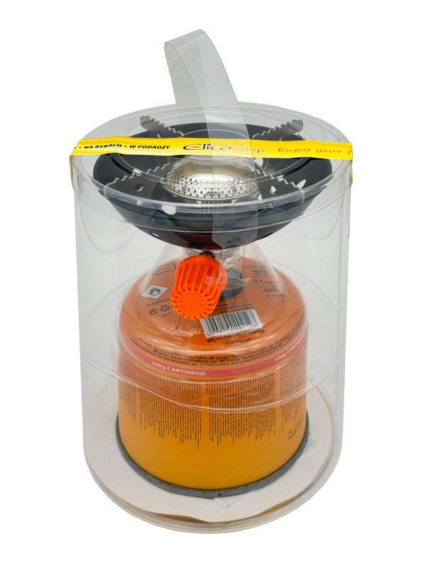 Set gorilnik plinski RK-5102 z zaščito proti vetru in plin 300g, 660071