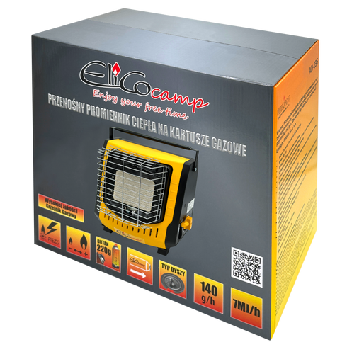 Grelec prenosni plinski AD-035, 66014