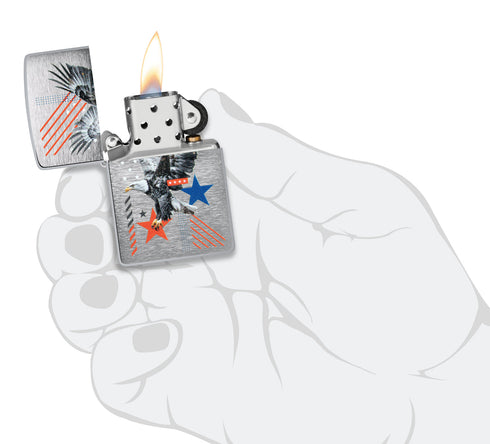 Zippo 46820 vžigalnik Eagle and Stars