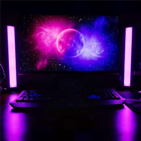 Avide 953328 Namizna svetilka barvna gaming LED 5W RGB z RC, ABLGLWIRC-RGBIC