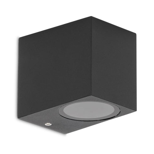 Svetilka zunanja stenska Vatia, Črna, IP44, AOLWGU10-VATS