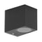 Svetilka zunanja stenska Vatia, Črna, IP44, AOLWGU10-VATS