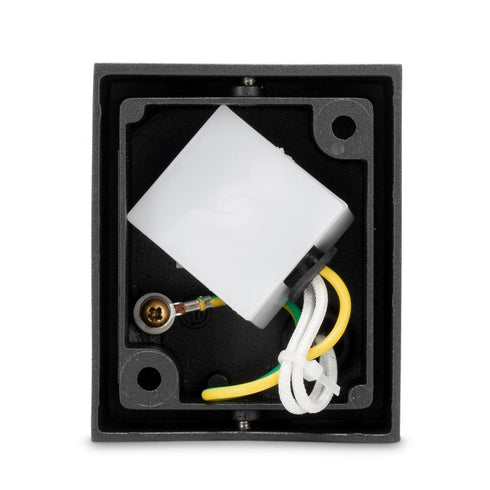 Svetilka zunanja stenska Vatia, Črna, IP44, AOLWGU10-VATS