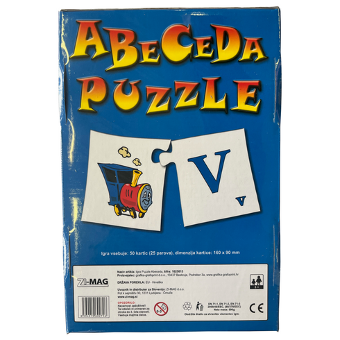 Grafoprint 1925013 Igra Sestavljanka Abeceda