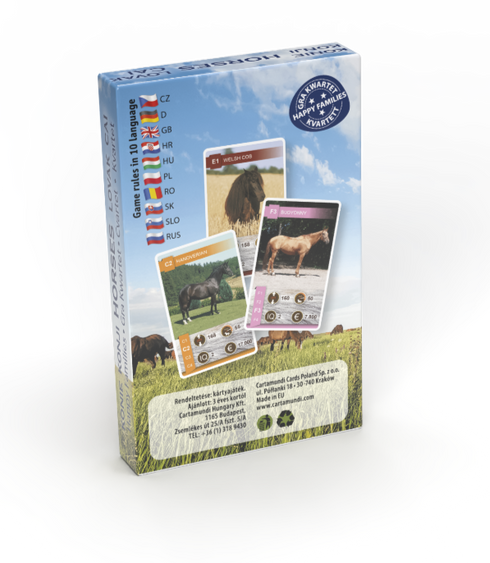 Igra s kartami 10035085 Animal Trumps 3v1: Konji