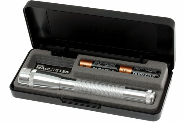 Maglite svetilka LED SP22107F Mini 2AA, Srebrna v darilni škatli