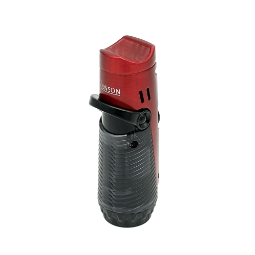 Ronson 117001 Plinski vžigalnik Jet Flame Bora rdeč/črn