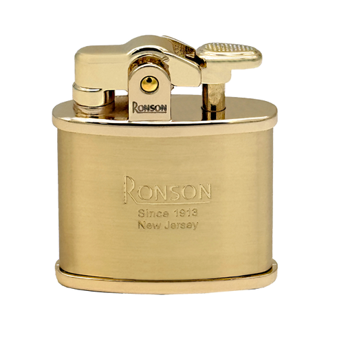 Set darilni Ronson 301001 vžigalnik zlat Nostalgia in Bencin 133 ml