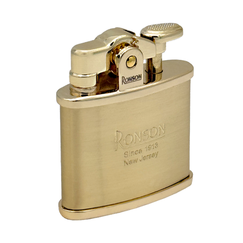 Set darilni Ronson 301001 vžigalnik zlat Nostalgia in Bencin 133 ml
