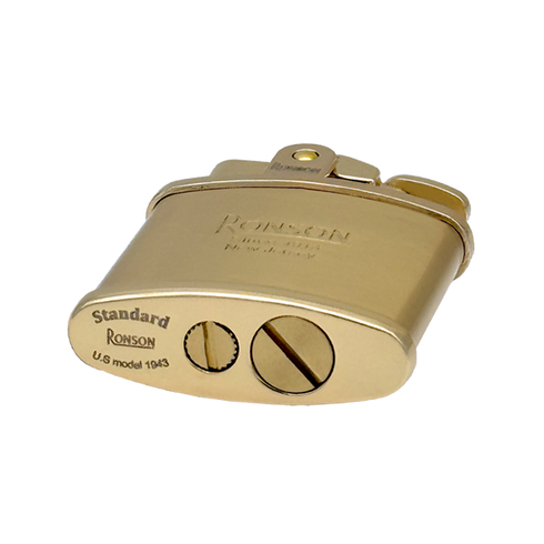 Set darilni Ronson 301001 vžigalnik zlat Nostalgia in Bencin 133 ml