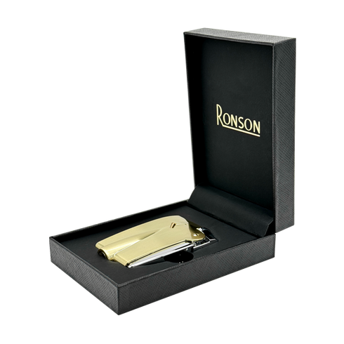 Vžigalnik Ronson 100002 plinski Premier Varaflame, Zlat