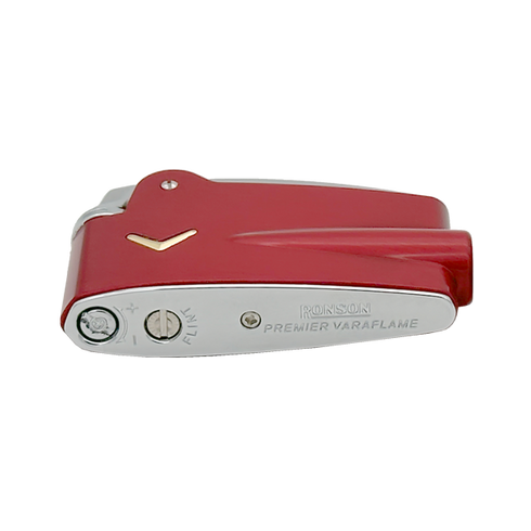 Ronson 100005 Vžigalnik plinski Premier Vareflame rdeč