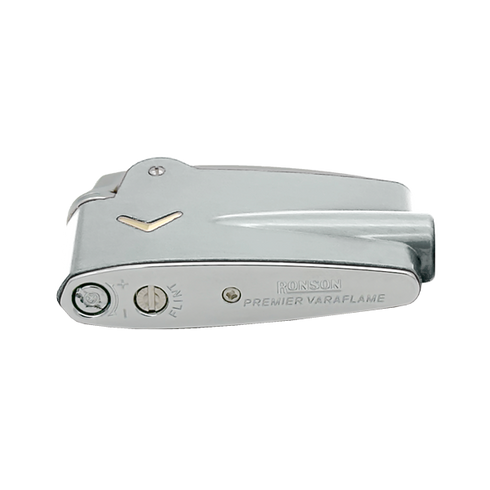 Ronson 100001 Vžigalnik plinski Premier Vareflame srebrn