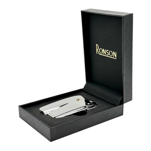 Ronson 100001 Vžigalnik plinski Premier Vareflame srebrn