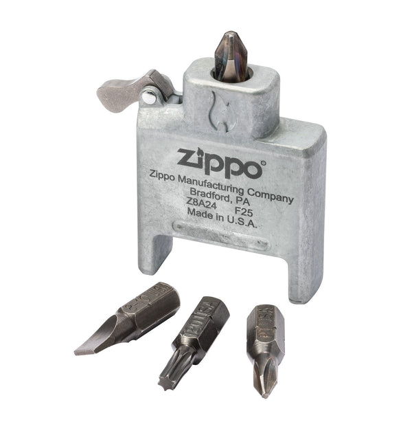 Zippo 40701 Vložek Bit Safe Screwdriver v ohiušju 205 Satin Chrome