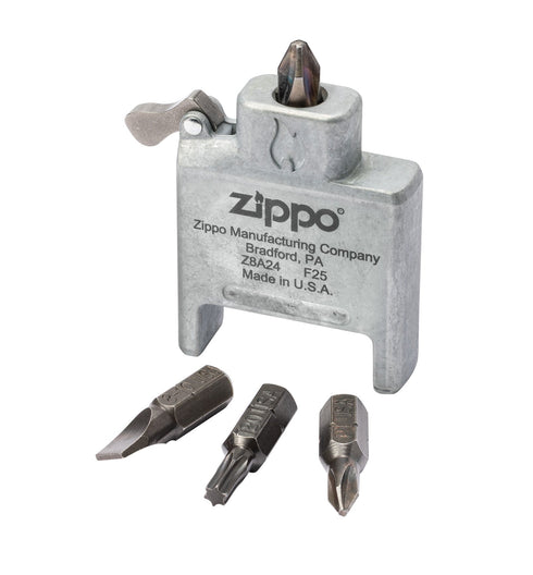 Zippo 40702 Vložek Bit Safe Screwdriver v ohišju 200 Brushed Chrome