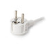 Podaljšek s stikalom 3-vtični 1,5m sploščen vtič bel IP20 ESEG3-1.5-SW-F
