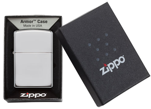 Zippo vžigalnik 167 High Polish Chrome Armor®