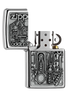 Zippo vžigalnik 2.006.539 Motor Parts Emblem