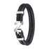 Zippo 2007168 Zapestnica Steel Braided Leather 20 cm