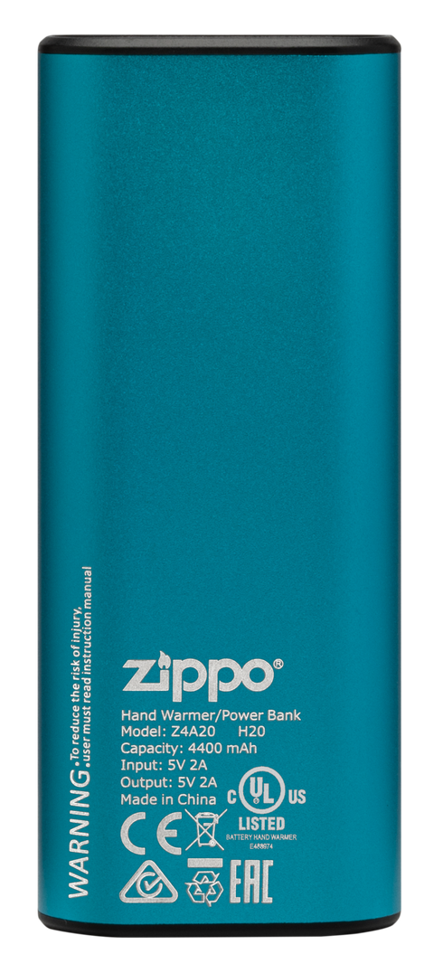 Zippo 2.007.398 HeatBank™ 6 - Polnilni grelec in Power Bank, Modra