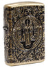 Zippo vžigalnik 29719 St. Benedict, Armor® Antique Brass
