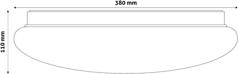 Avide 924069 Stropna svetilka Stella (Starry) LED 24W 3000K 2000 lm