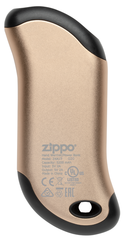 Zippo 2.007.360 HeatBank™ 9s PLUS Grelec za roke in USB polnilec, Zlat