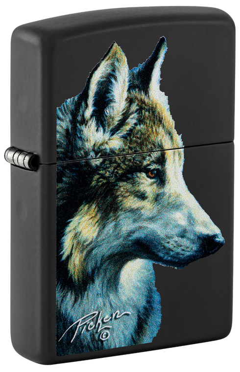 Zippo vžigalnik 48598 Linda Picken, Wolf