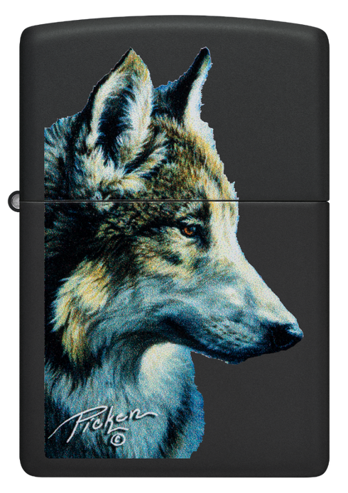 Zippo vžigalnik 48598 Linda Picken, Wolf