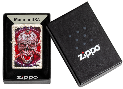 Zippo vžigalnik 49410 Raging Skull