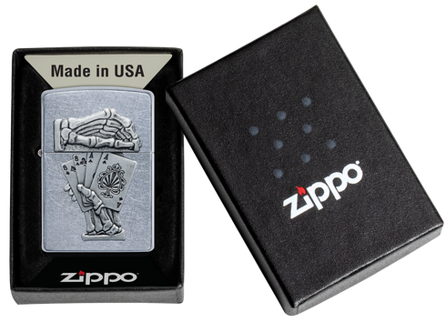 Zippo vžigalnik 49536 Dead Man's Hand