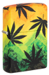 Zippo vžigalnik 49806 Rasta Cannabis
