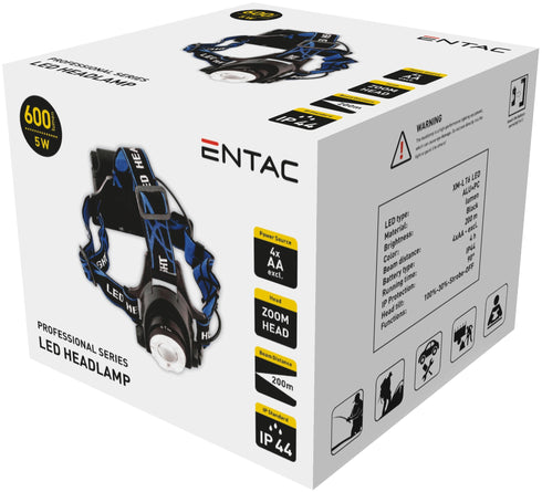 Entac 901640 Baterijska svetilka Zoom 5W 600lm 200m