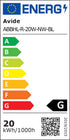 Avide 915265 Zunanja svetilka (Triton-O) Okrogla 20W 4000K 1700 lm IP65