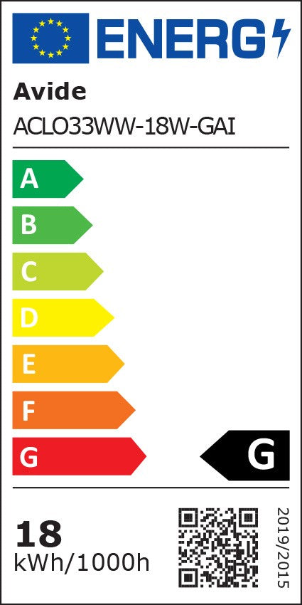 Avide 927664 Stropna svetilka Gaia LED 18W 3000K 1500 lm