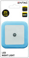 Entac 982427 Nočna svetilka na senzor 0.5W CW kvadrat modra