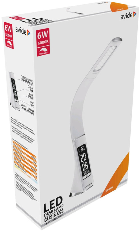 Avide 909363 Namizna svetilka LED Bussines Leather Calendar 6W NW 350 lm