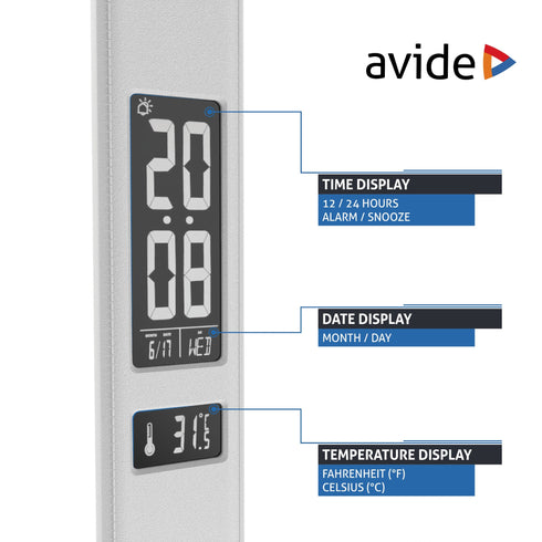 Avide 909400 Svetilka namizna LED Office Leather Calendar 6W CCT 350 lm