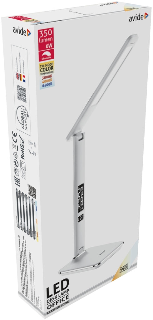 Avide 909400 Svetilka namizna LED Office Leather Calendar 6W CCT 350 lm