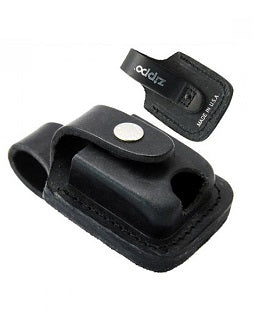 Zippo etui LPTBK z zanko in odprtino za palec, črn